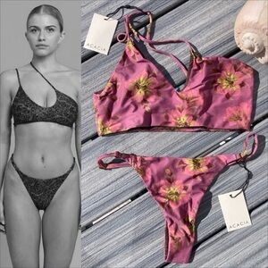 ACACIA Set - Zael Bikini Top & Ralphy Cheeky Bottoms in Isla - L/M